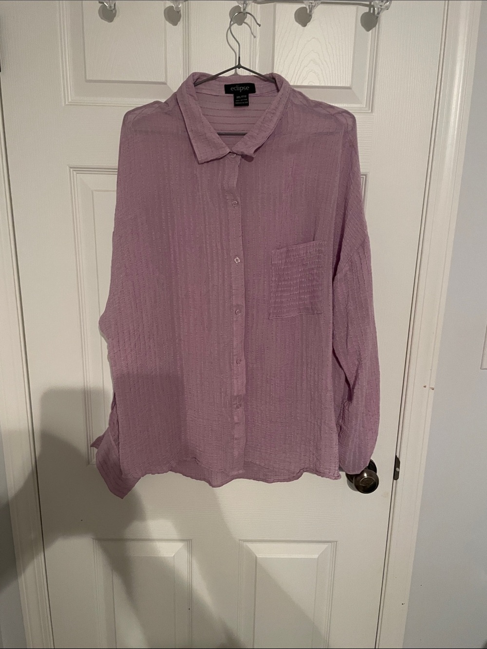 Eclipse Woman’s Light Purple Button-Down Shirt